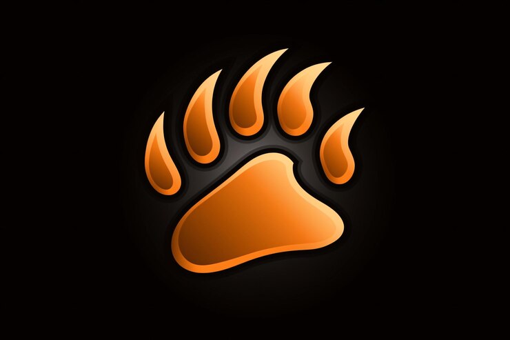 Foto um logotipo de uma pata de urso