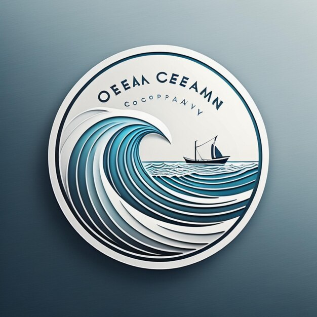 Foto um logotipo para a oceanic company