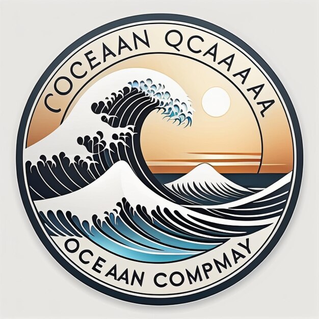 Foto um logotipo para a oceanic company