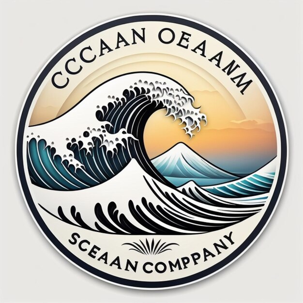 Foto um logotipo para a oceanic company