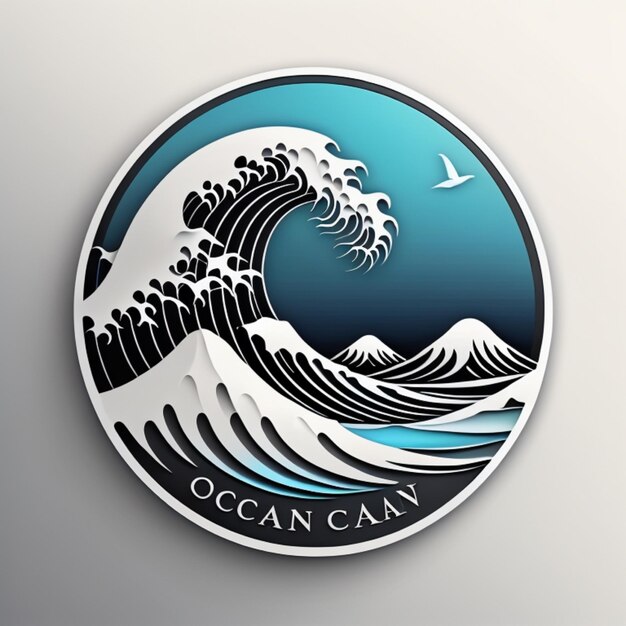 Foto um logotipo para a oceanic company