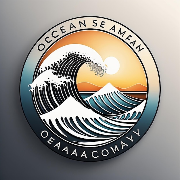 Foto um logotipo para a oceanic company