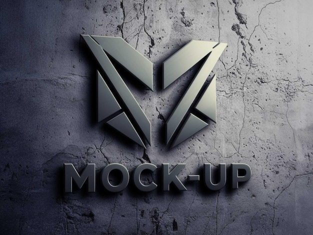 um logotipo para a palavra scm up está em uma parede de concreto