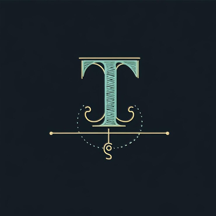 Foto um logotipo para t e t com uma letra t nele
