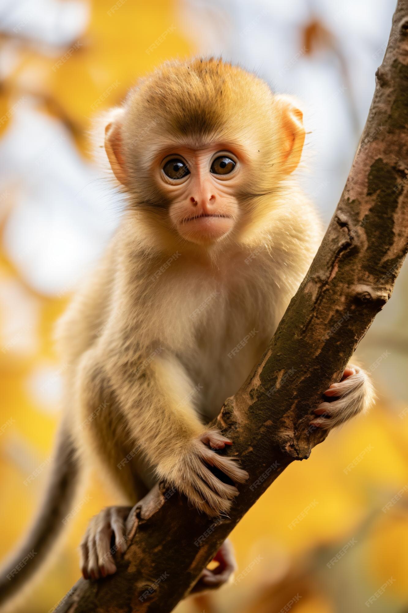 Foto Macaco branco e marrom no galho marrom da árvore – Imagem de Parque  beale grátis no Unsplash