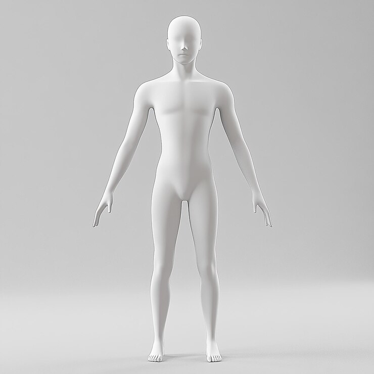 Foto um manequim branco com uma cabeça branca e uma cabeça branca