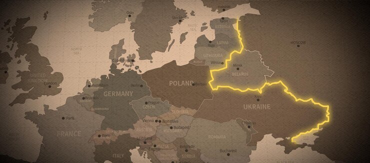 Foto um mapa com um antigo conceito de mapa fonte de mapas por país do continente