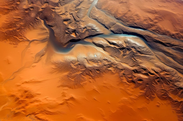 Foto um mapa do deserto com a palavra rio