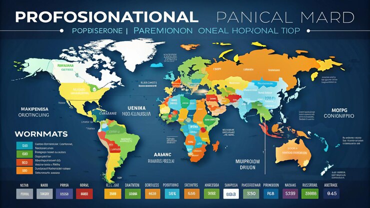 Foto um mapa do mundo com as palavras "geográfico nacional" sobre ele.