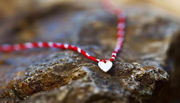 Foto um martisor com um pequeno