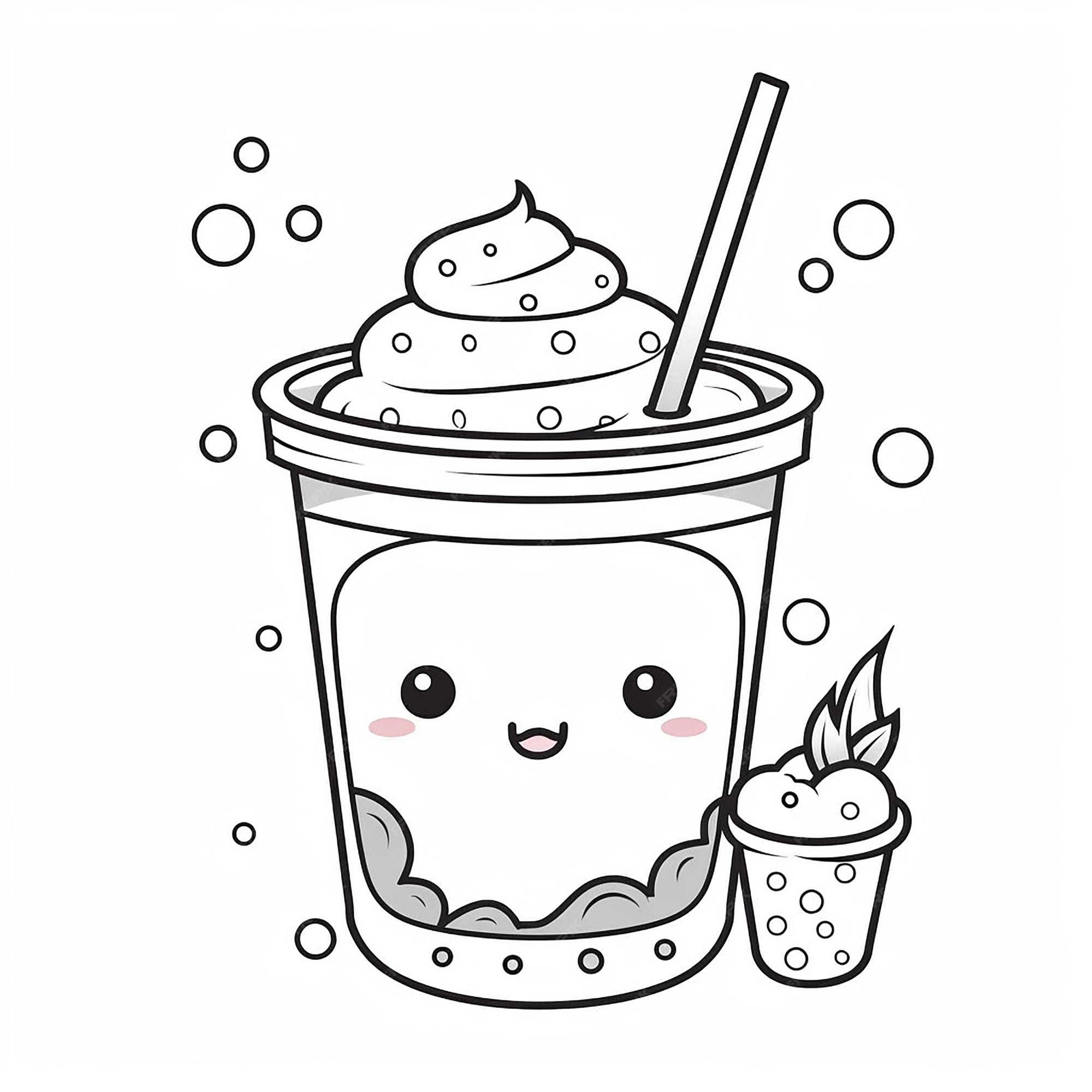 desenhos fofos - Pesquisa Google  Milk shakes, Desenhos fofos tumblr,  Desenhos