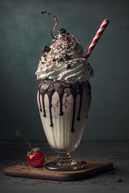 Um milkshake