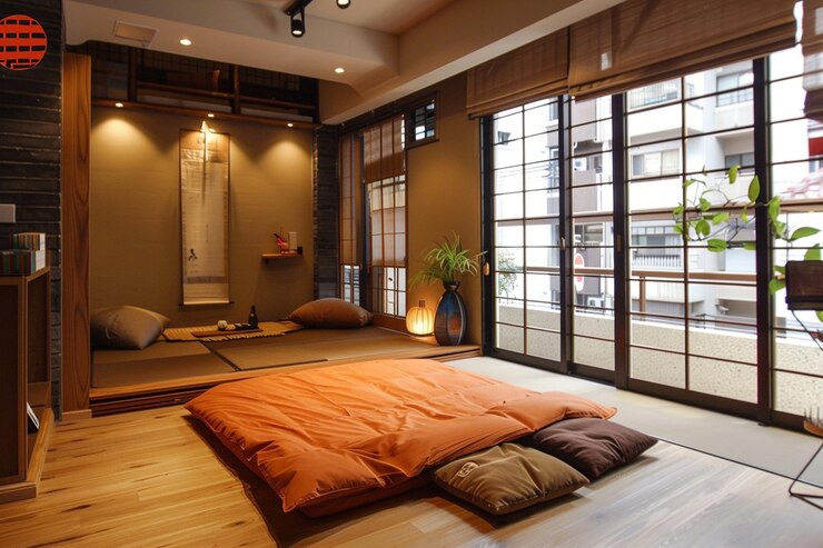 Foto um mobiliário de apartamento padrão japonês