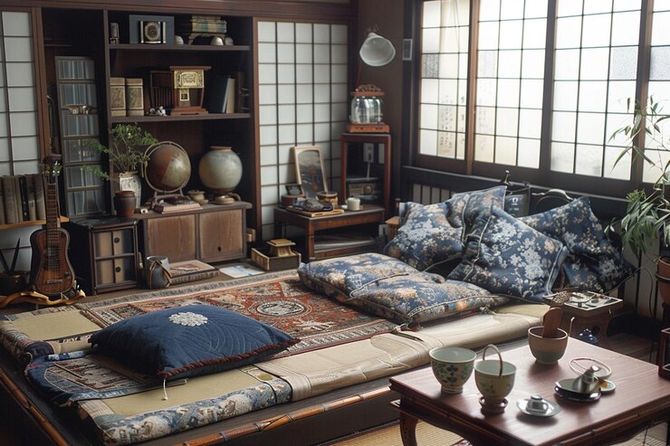 Foto um mobiliário de apartamento padrão japonês