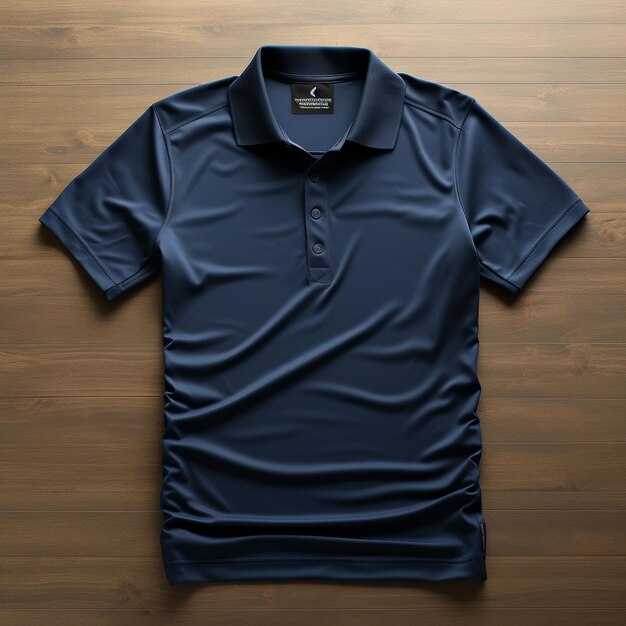 Um modelo de camisa polo minimalista