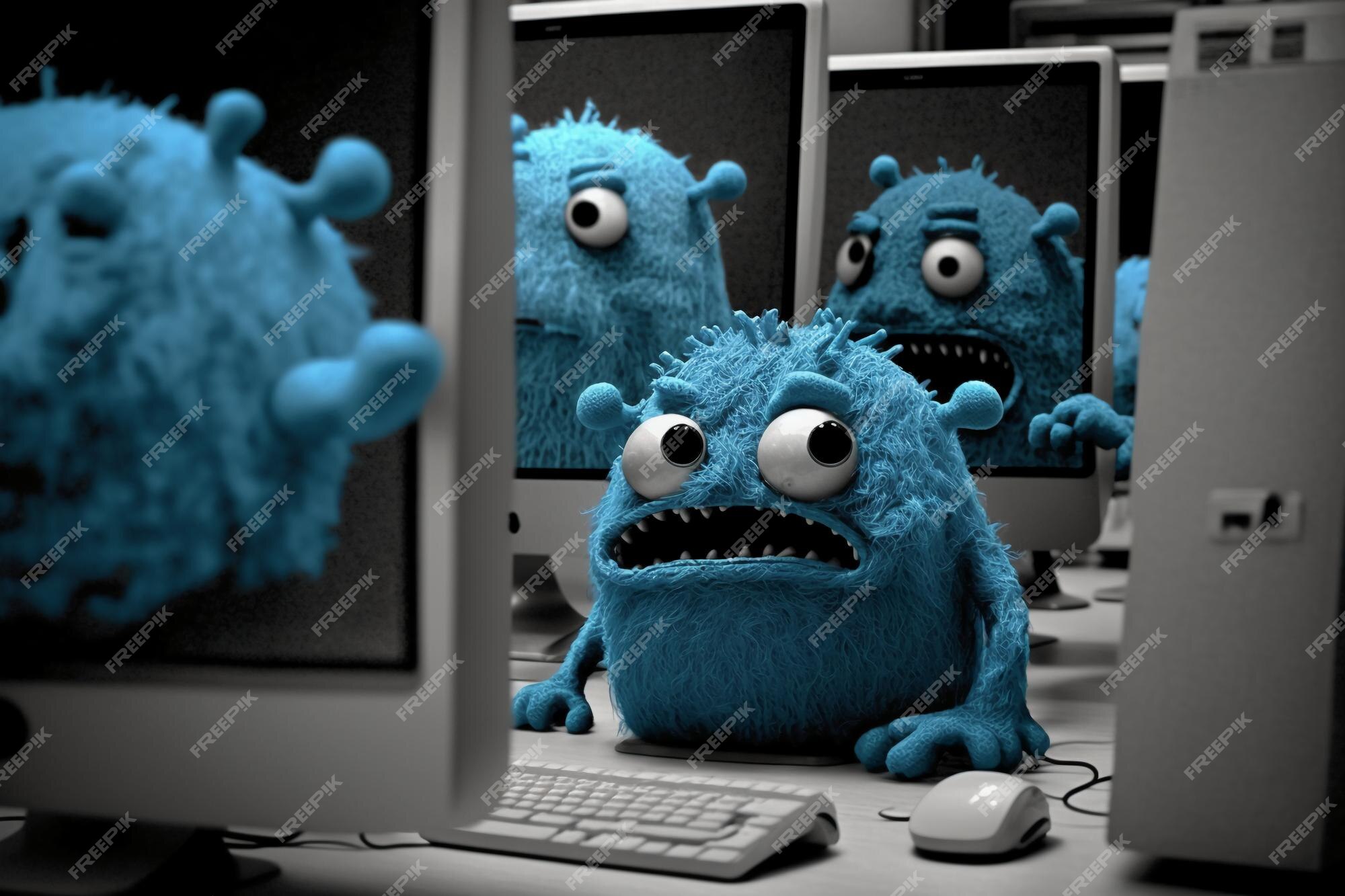 Baixe Fuga do Monstro Azul no PC