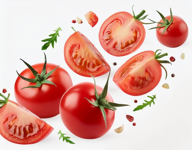 um monte de tomates com a palavra tomate na parte de baixo
