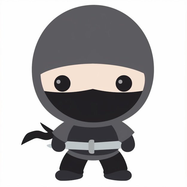 Ninja Preto Gordura Desenho - Gráfico vetorial grátis no Pixabay - Pixabay