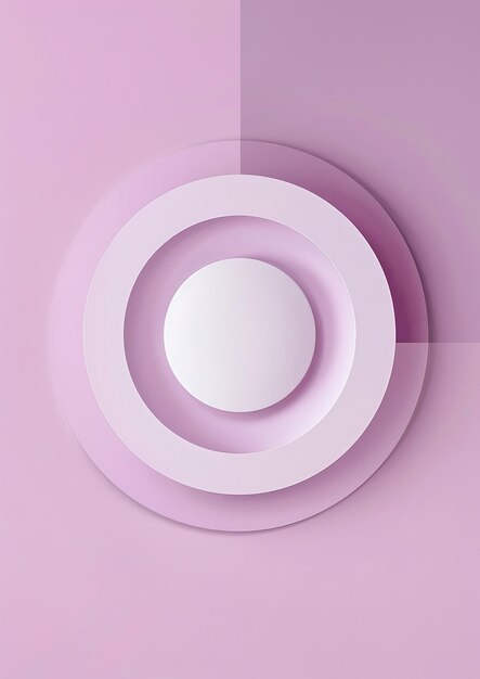 Foto um objeto circular roxo e branco com um círculo branco na parte superior