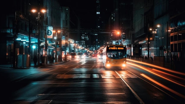 Foto um ônibus que diz o número 6 nele