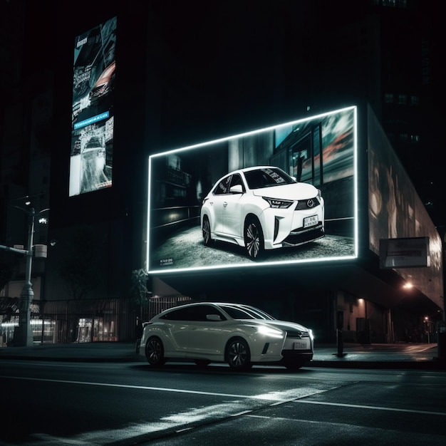 Um outdoor que diz Lexus está nele