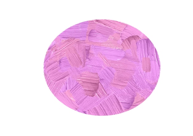 Um oval roxo em tons pastéis feito de arte digital de pinceladas