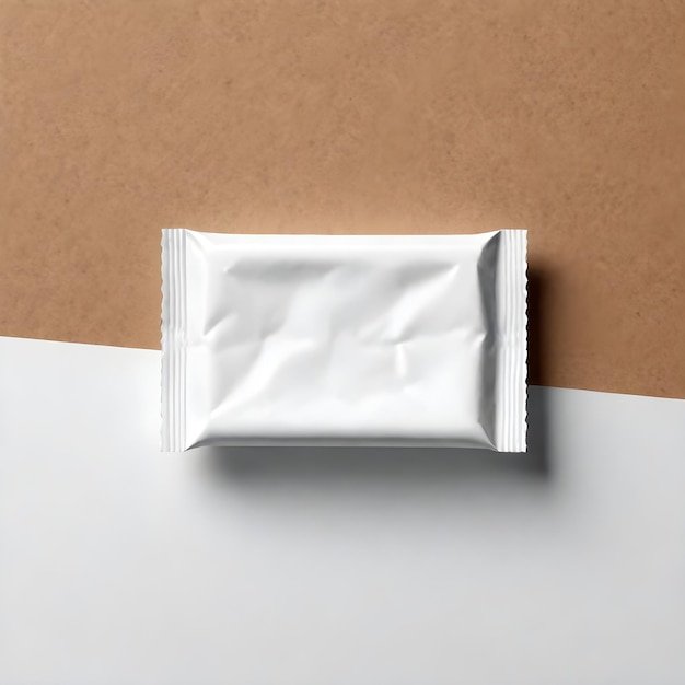 um pacote de tecido branco com uma capa que diz " limpo "