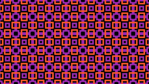 Um padrão colorido de quadrados e quadrados.