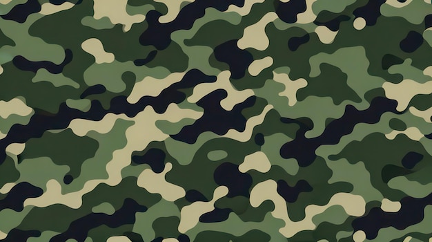 Um padrão de camuflagem que é verde e preto