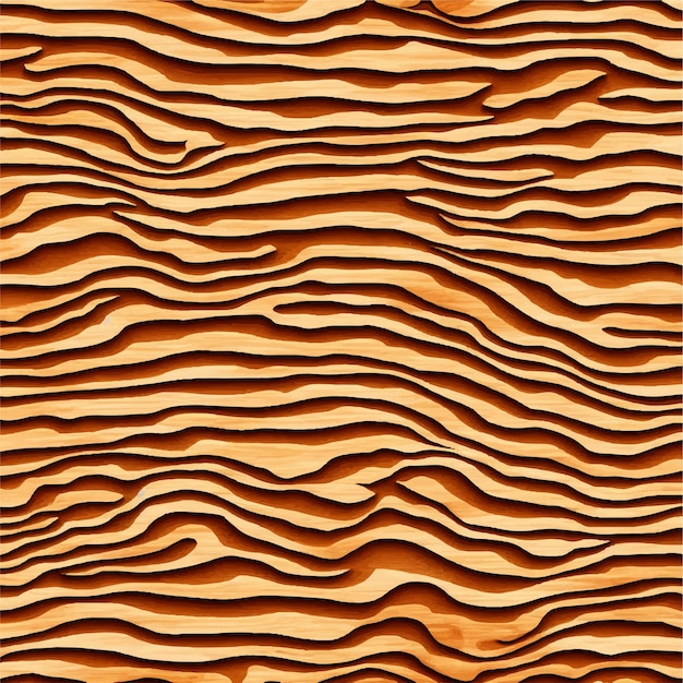 Um padrão de madeira com um padrão ondulado de linhas onduladas e onduladas