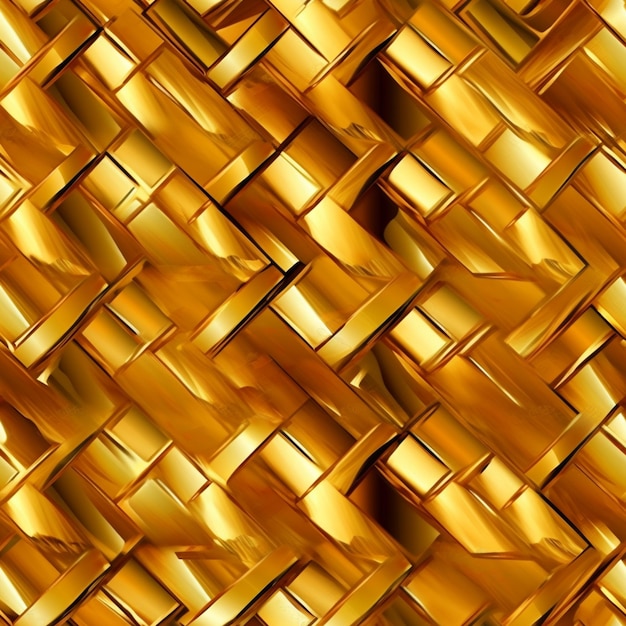 Um padrão de tecido dourado que é feito pela empresa da empresa.