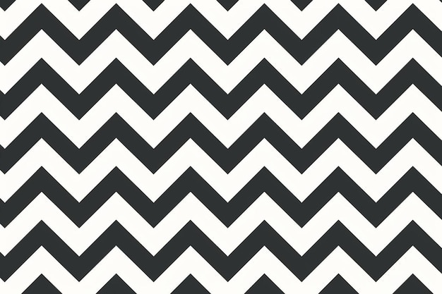 Foto um padrão de zigzag preto e branco