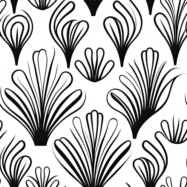 um padrão preto e branco com as palavras " pincel "