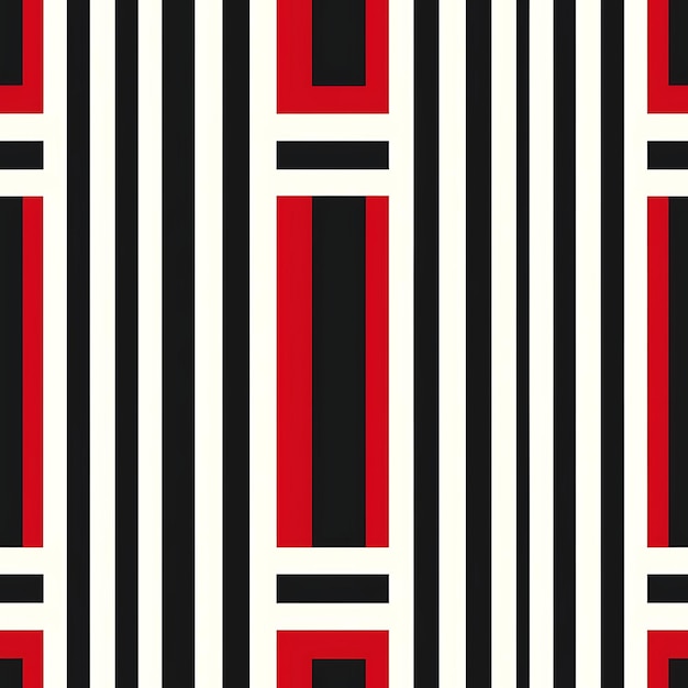 Foto um padrão preto e branco com um fundo vermelho e preto