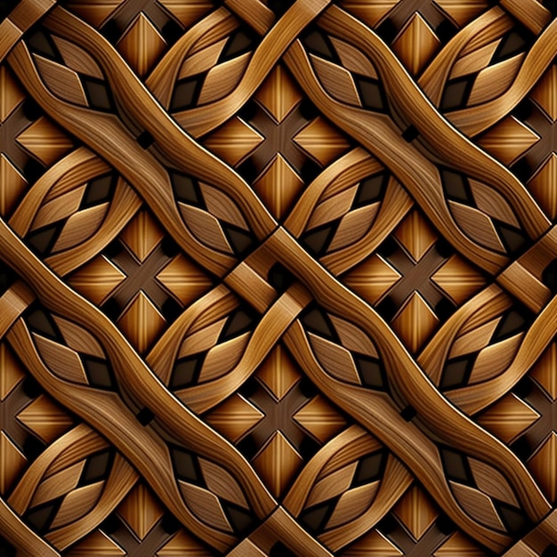 Um padrão sem emenda com um padrão de folha.
