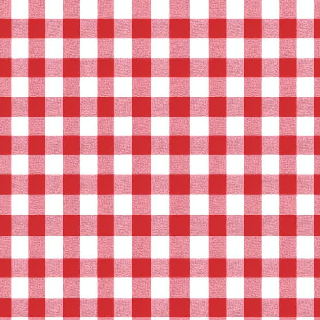 Um padrão xadrez vermelho de quadrados com um fundo branco.