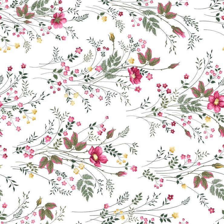 Foto um papel de parede com flores e folhas que diz primavera
