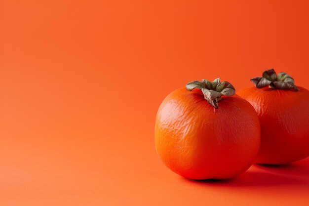 Um par de tomates na mesa