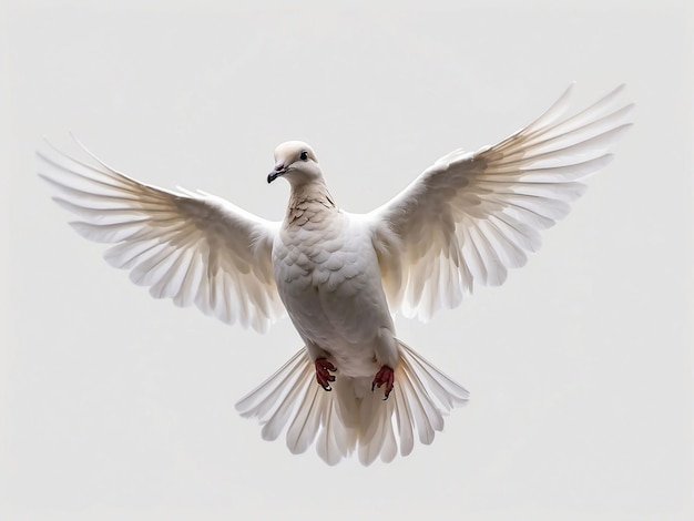 Foto um pássaro branco muito bonito.