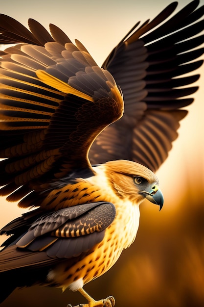 Um pássaro com bico amarelo e penas pretas é mostrado com a palavra águias nele.