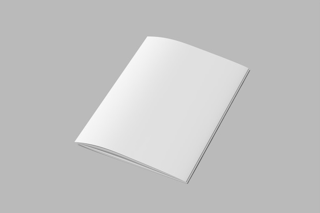 um pedaço de papel branco com uma folha branca nele