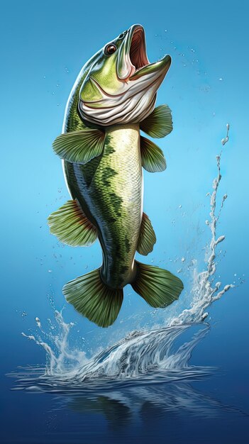 um peixe com uma cauda verde está nadando na água