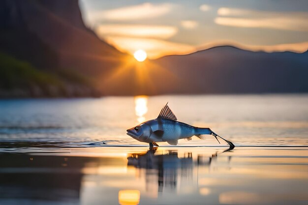 um peixe que tem a palavra peixe nele