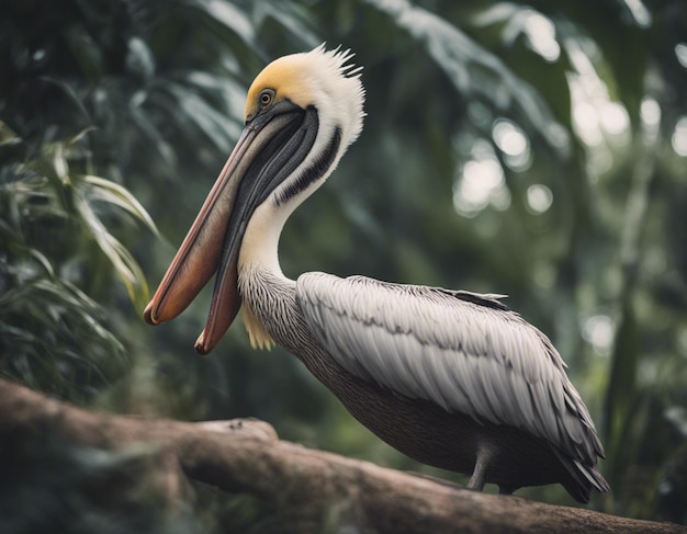 Um pelicano na selva