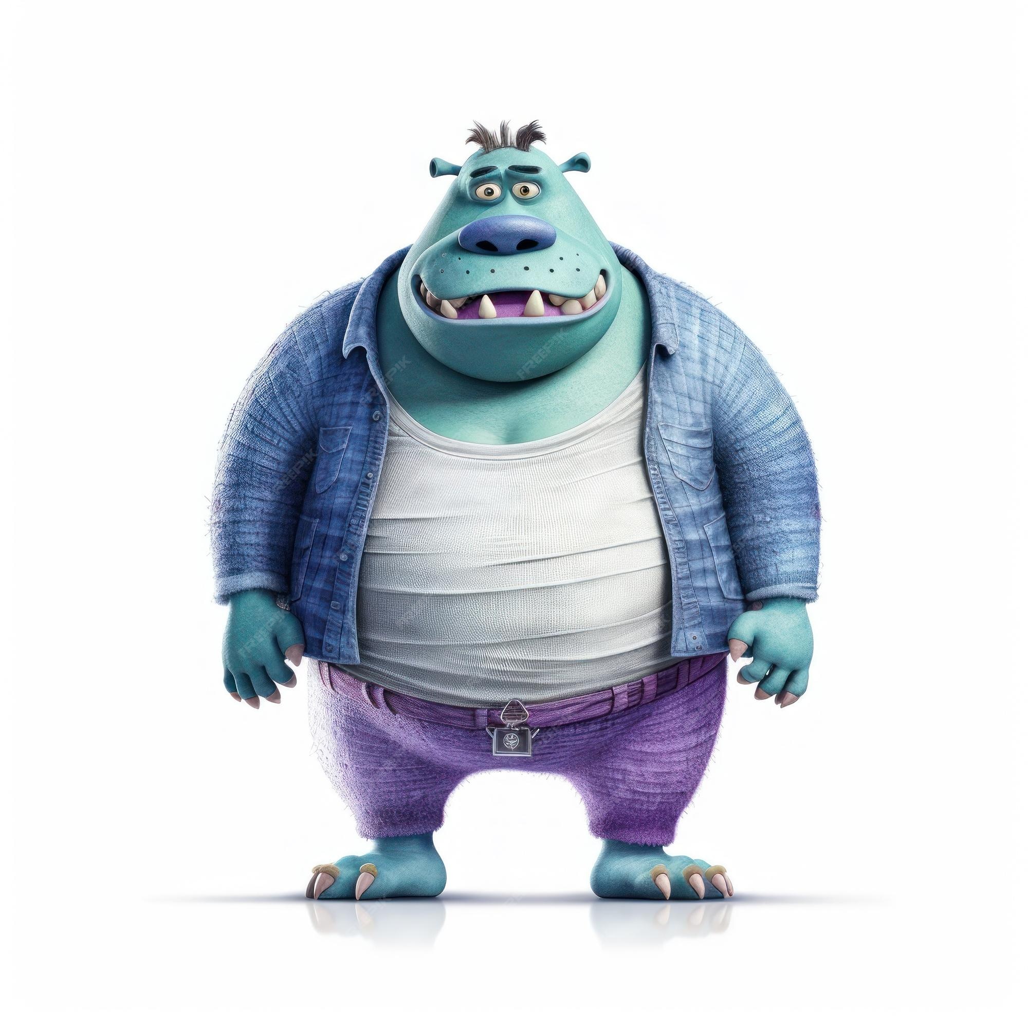 Um personagem de desenho animado do filme monsters inc.