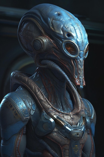 Um personagem do jogo alien.