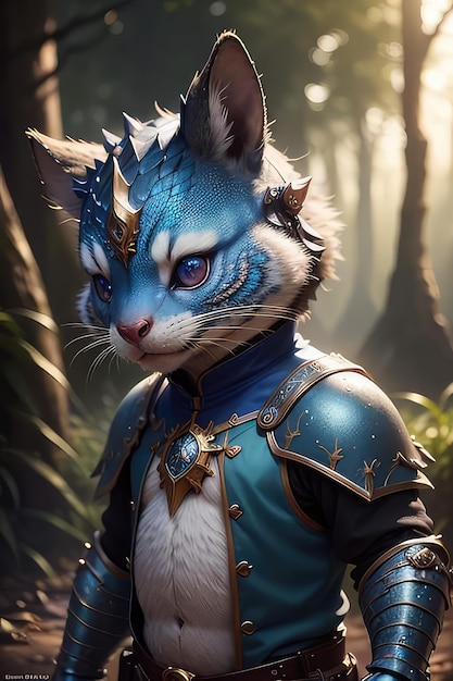 Um personagem do jogo gato.