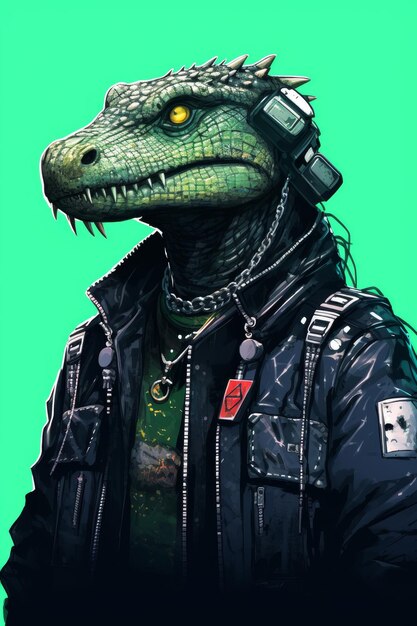 Um personagem do jogo o jogo é um dinossauro.