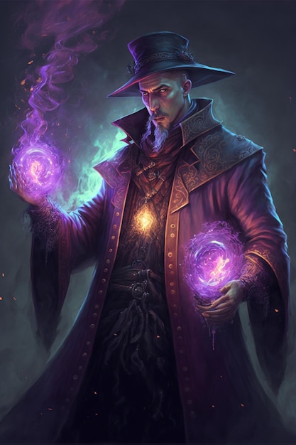 Foto um personagem do jogo o mágico.