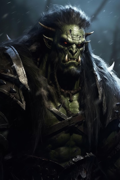 Um personagem do jogo orc